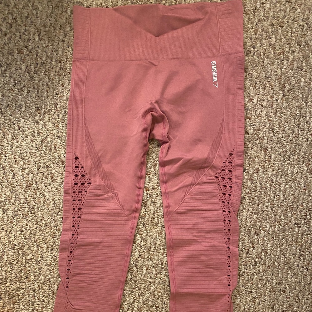 Gymshark pink full length energy seamless legging